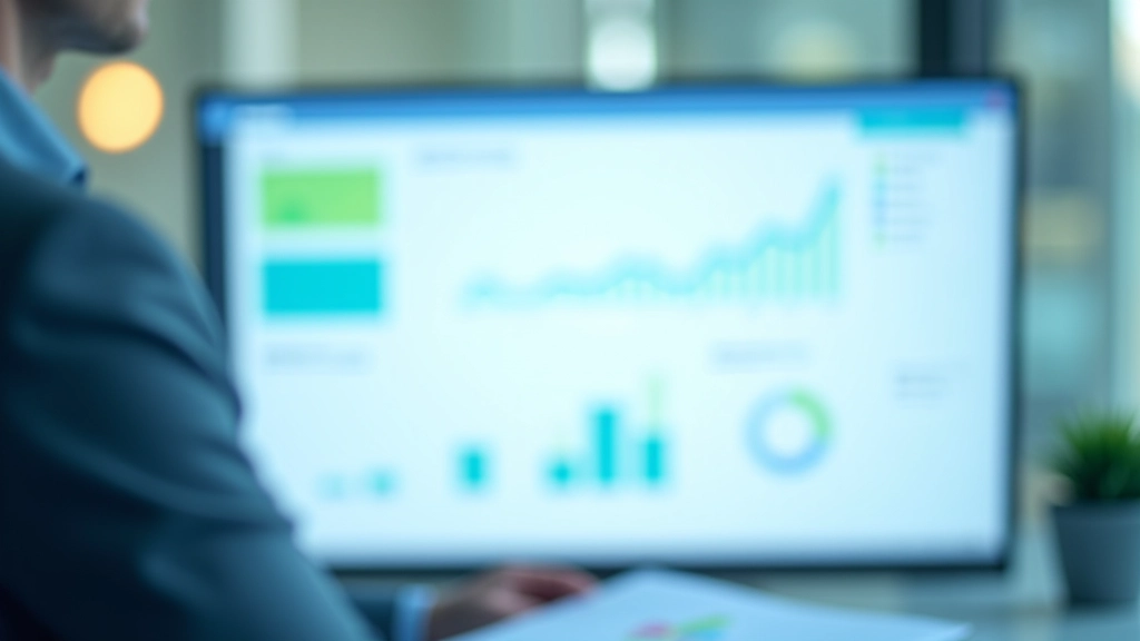 Tableau de bord financier avec graphiques